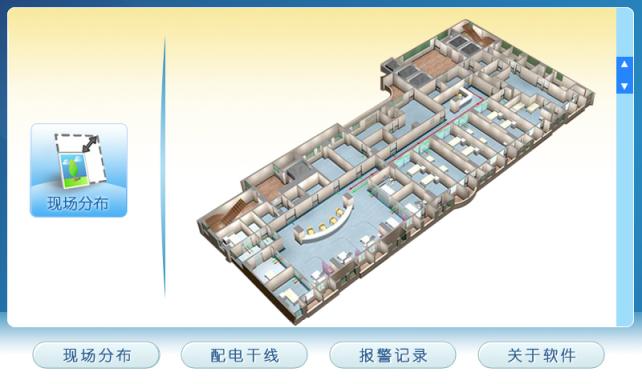 Primary connection diagram and field distribution display