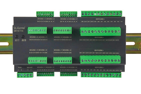 Medidor de energia AMC16Z-FDK24 DC multi canais Din Rail