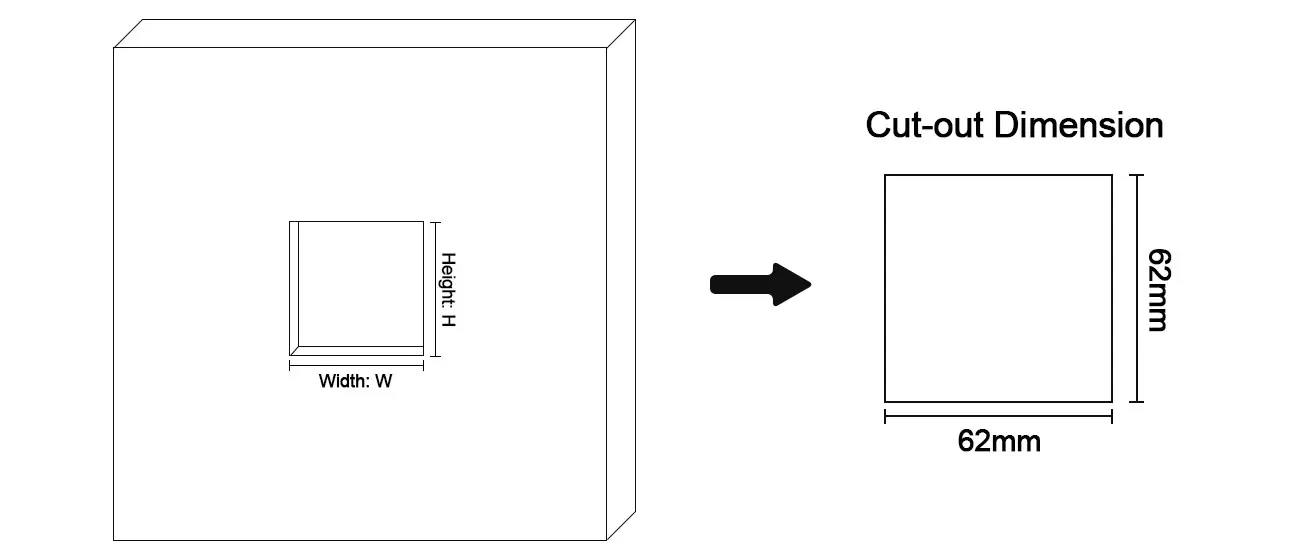 AMC72-DI Direct Current Ammeter